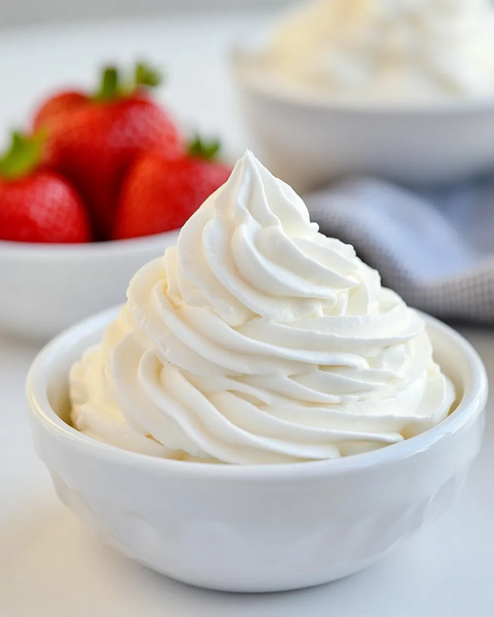Delicious Homemade Whipped Cream image