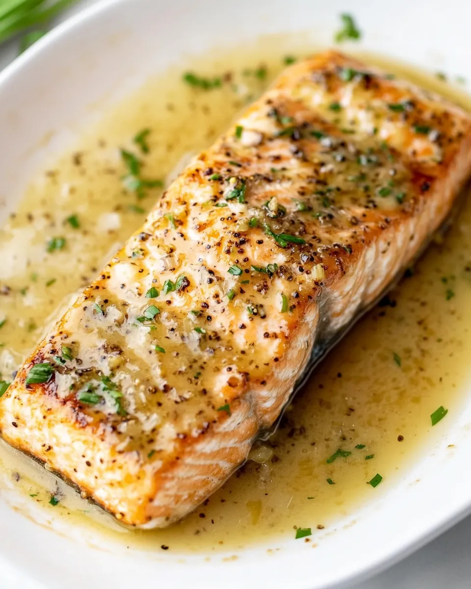 Healthy Honey Mustard Salmon shot