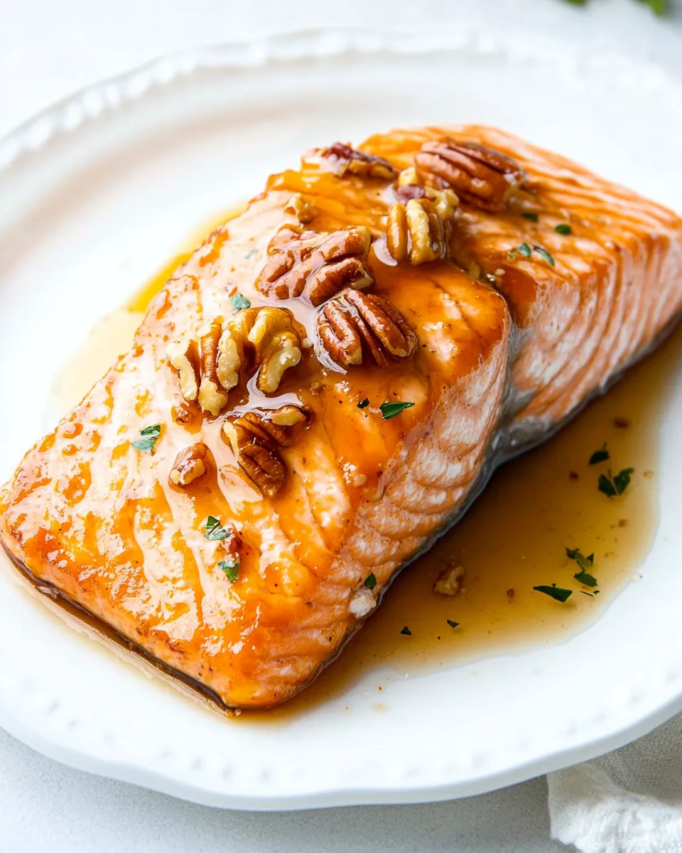 Easy Honey and Pecan-Glazed Salmon photo