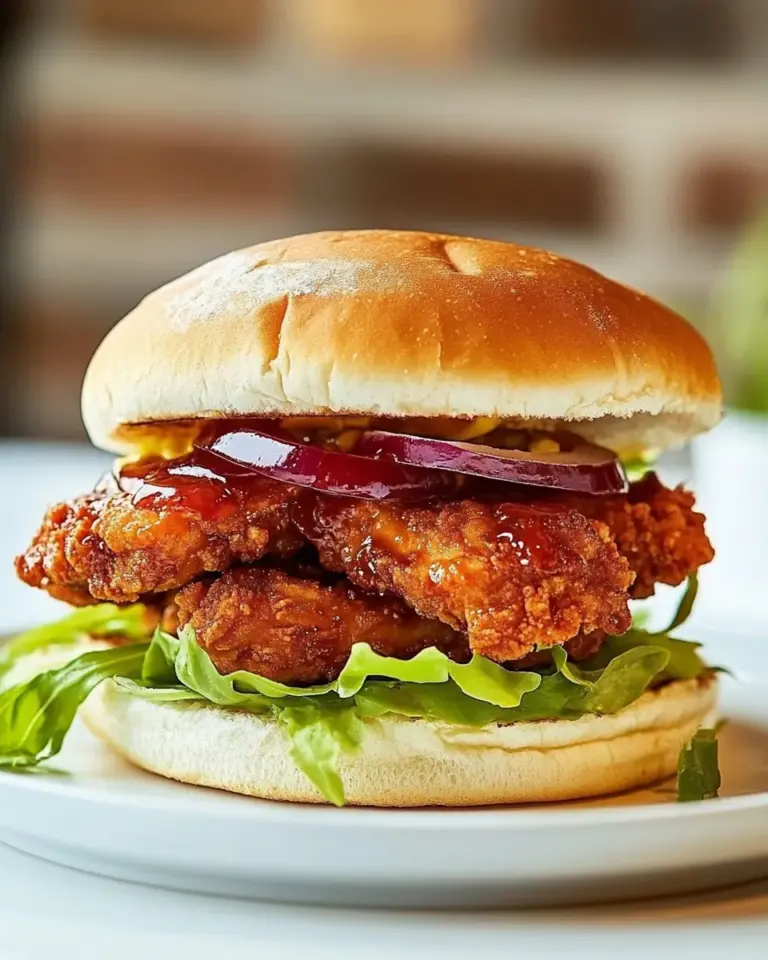 Homemade Hot Honey Chicken Sandwich photo