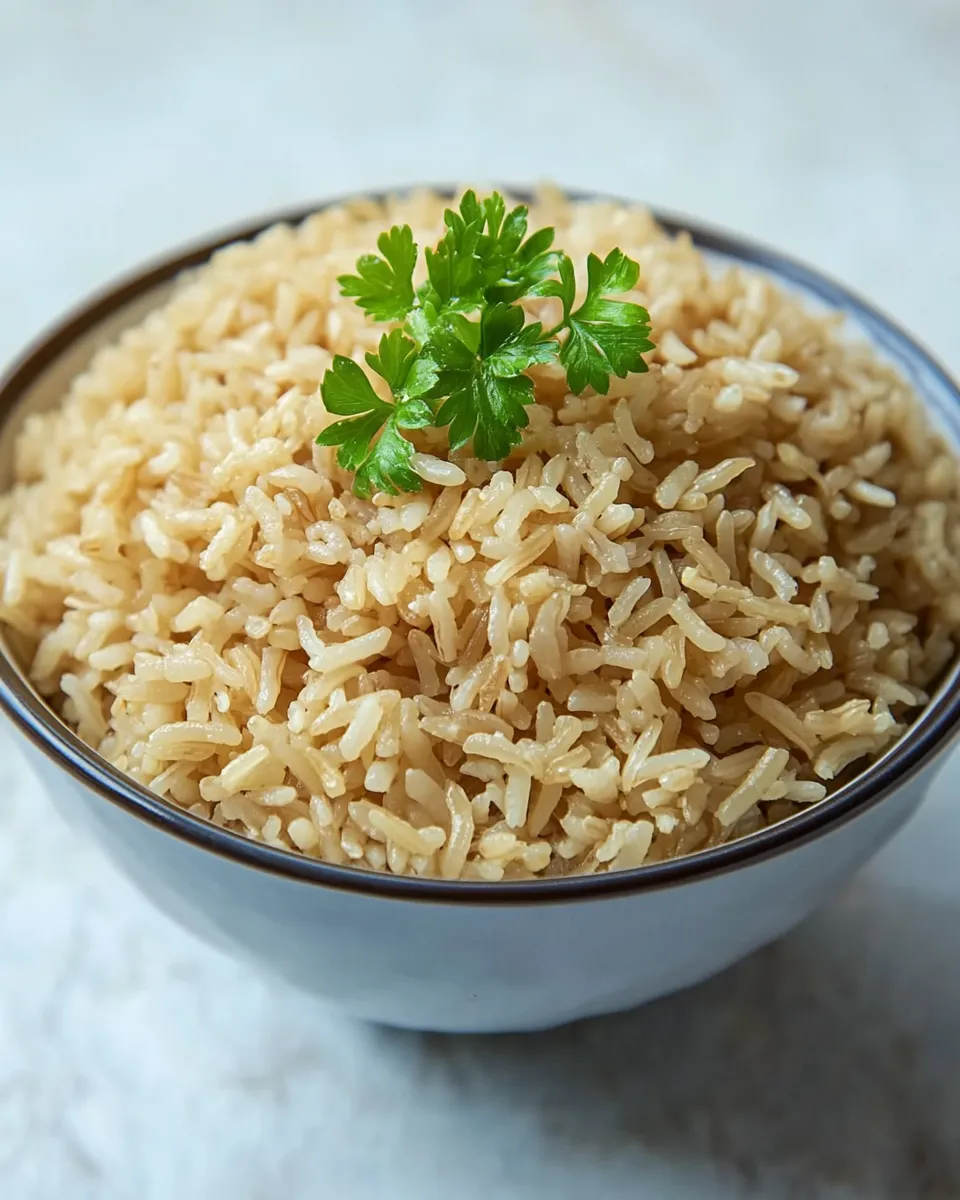 Quick How to Cook Brown Rice in the Microwave image