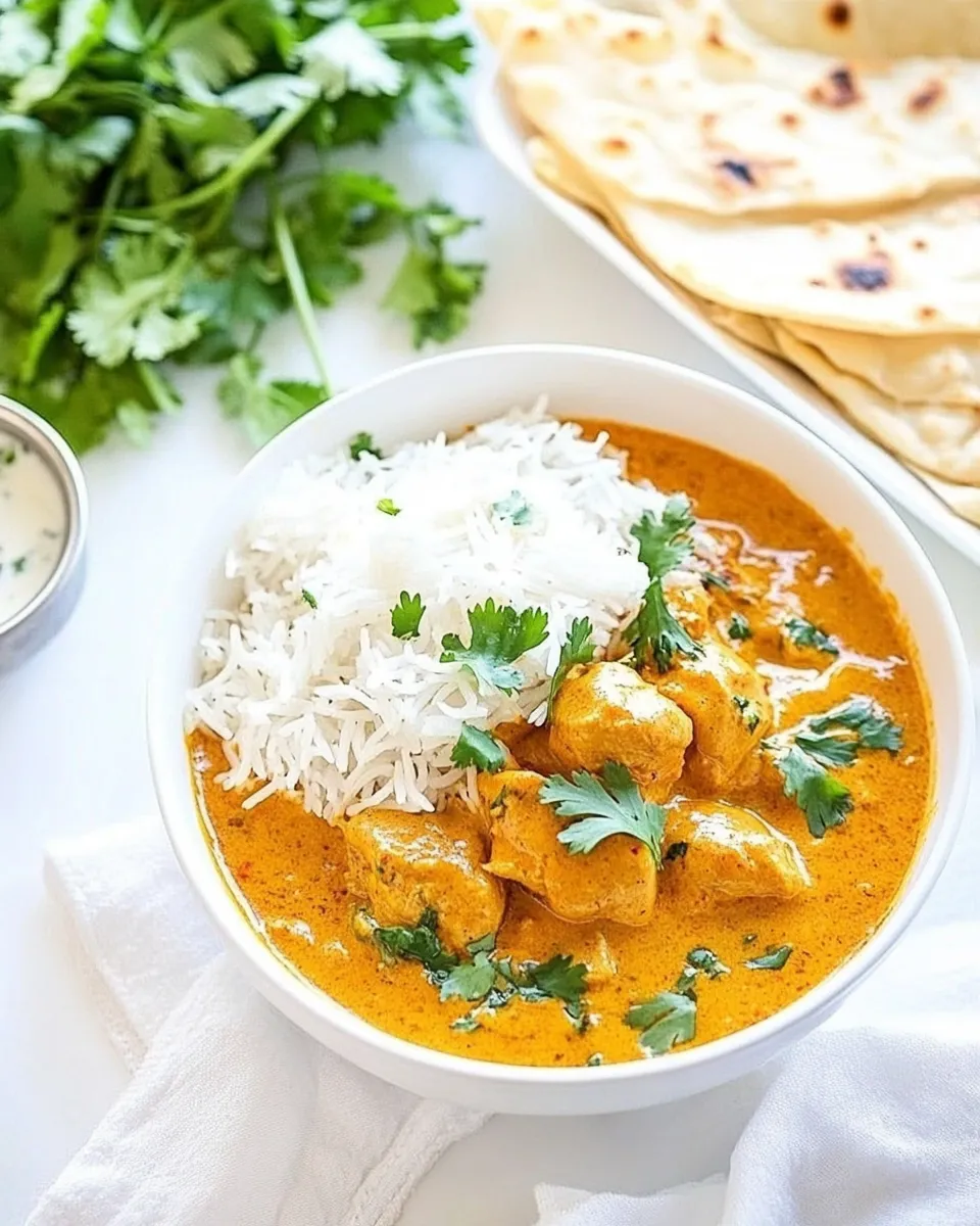 Easy Indian Butter Chicken Recipe shot