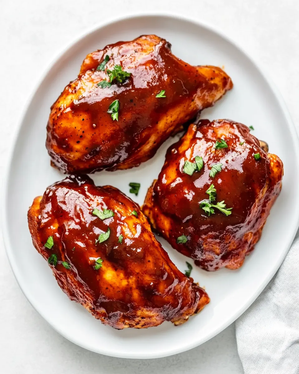 Savory Instant Pot BBQ Chicken dish photo