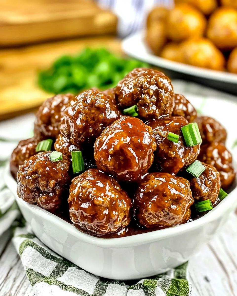 Delicious Instant Pot Grape Jelly Meatballs image