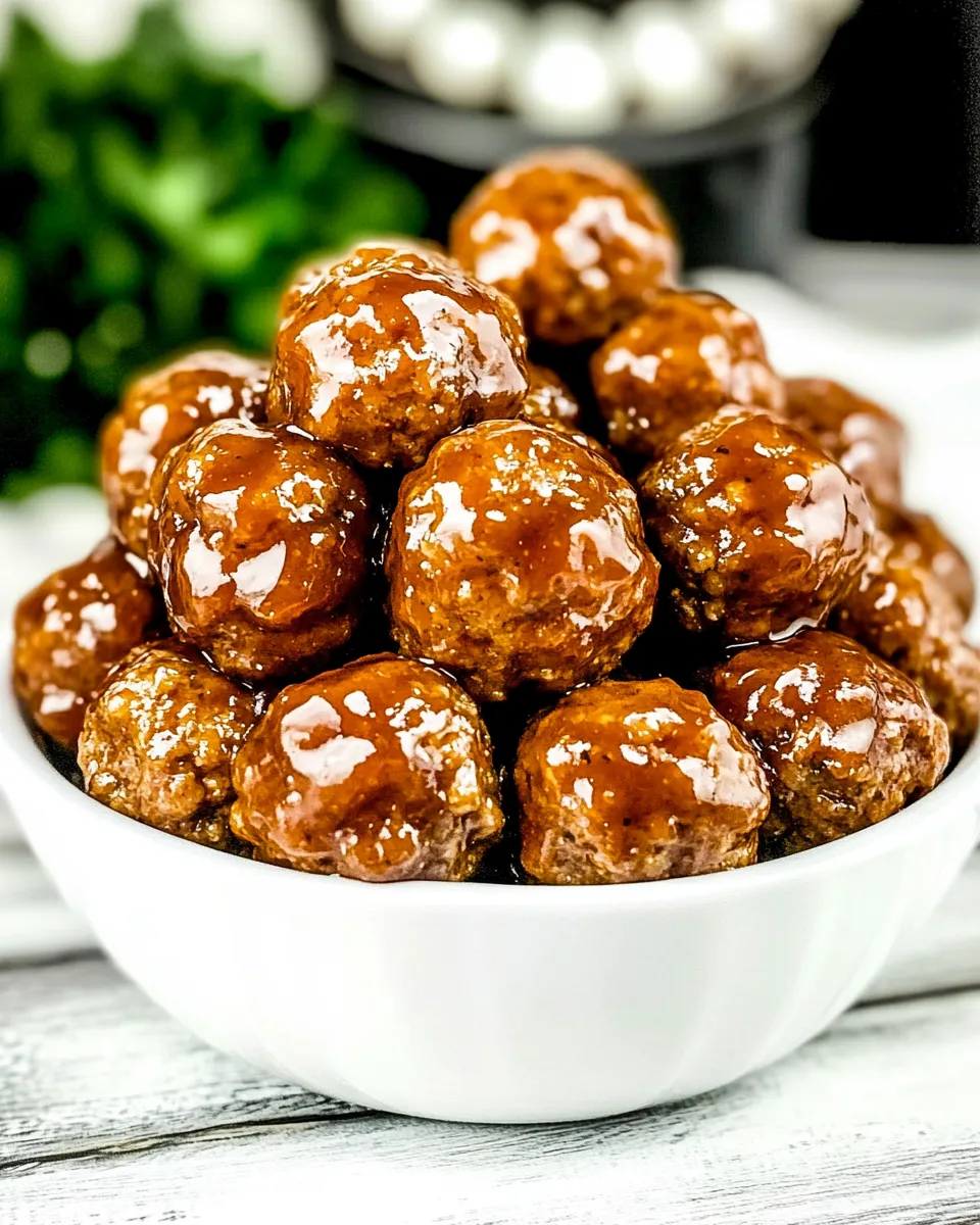 Quick Instant Pot Grape Jelly Meatballs recipe photo