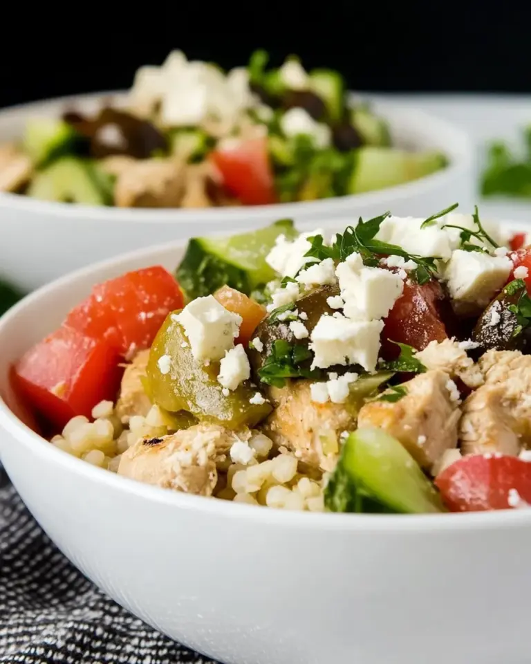 Easy Instant Pot Greek Chicken Bowls photo