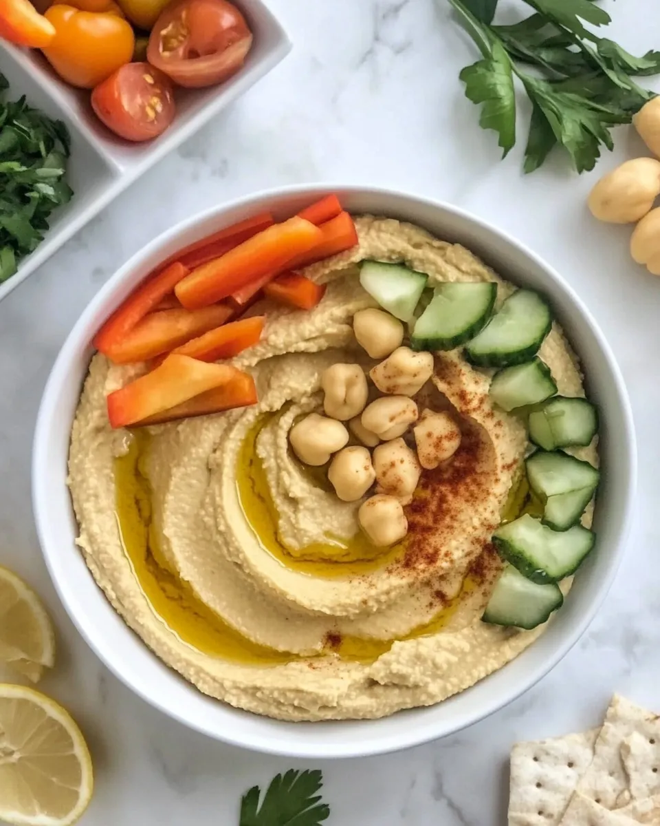 Homemade Instant Pot Hummus recipe image