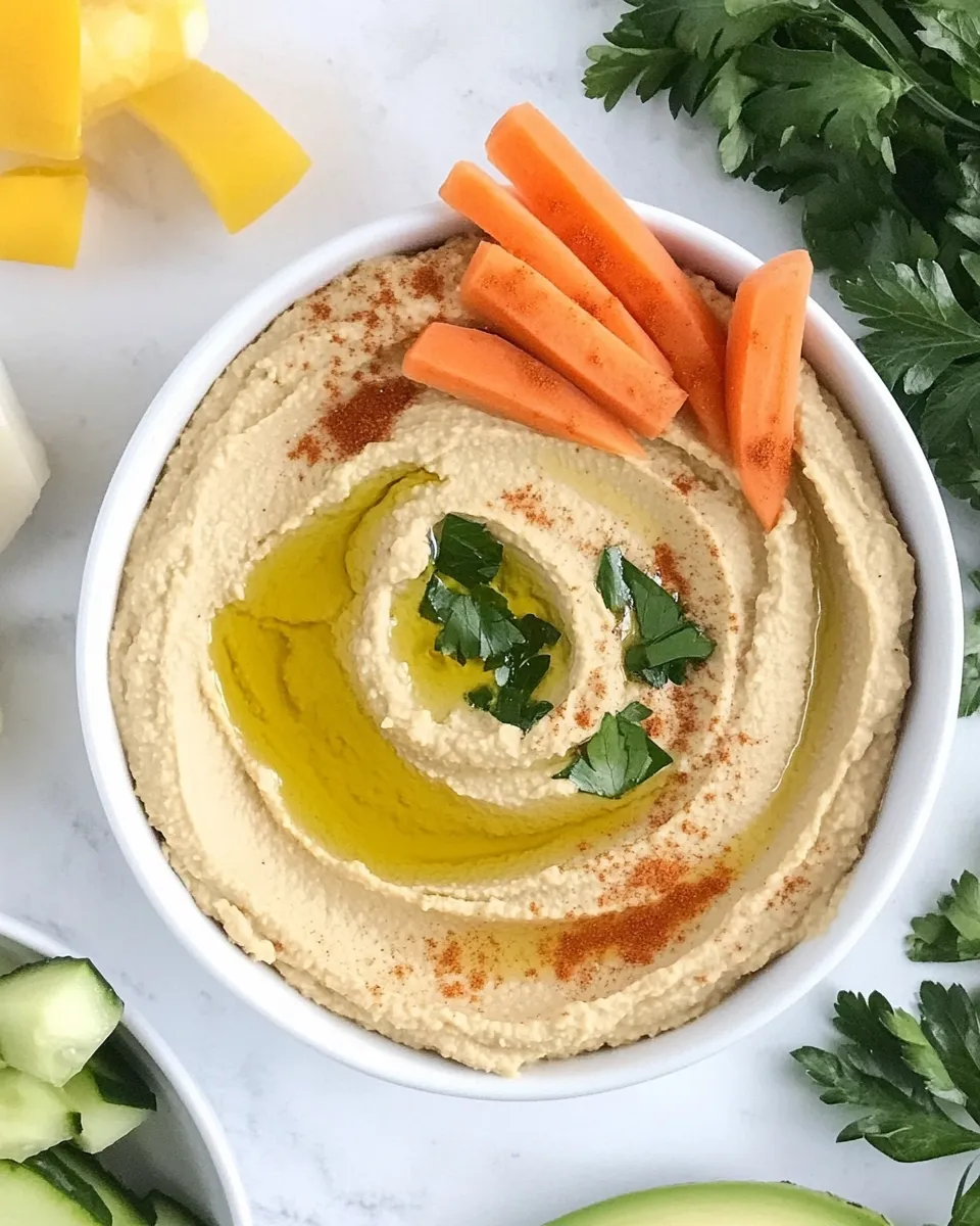 Classic Instant Pot Hummus dish photo