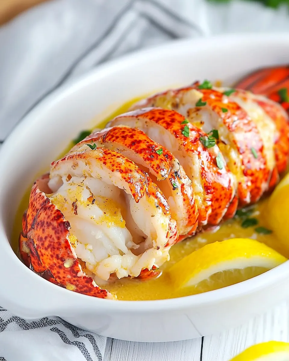 Savory Instant Pot Lobster Tails dish photo