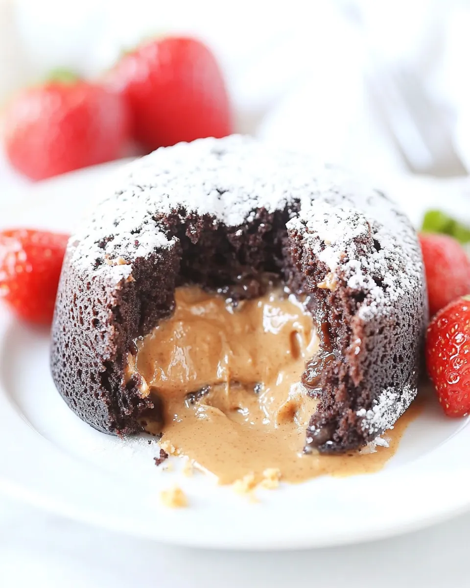 Easy Instant Pot Peanut Butter Lava Cake photo