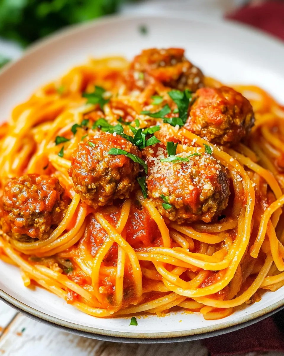 Easy Instant Pot Spaghetti and Meatballs photo