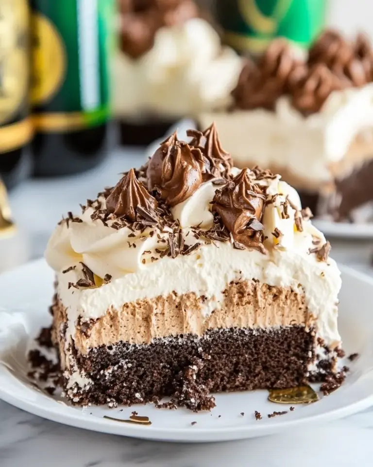 Homemade Irish Cream Poke Cake photo