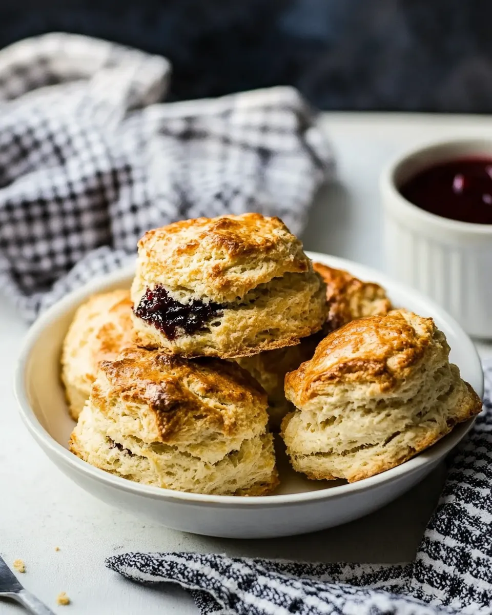 Easy Irish Scones food shot