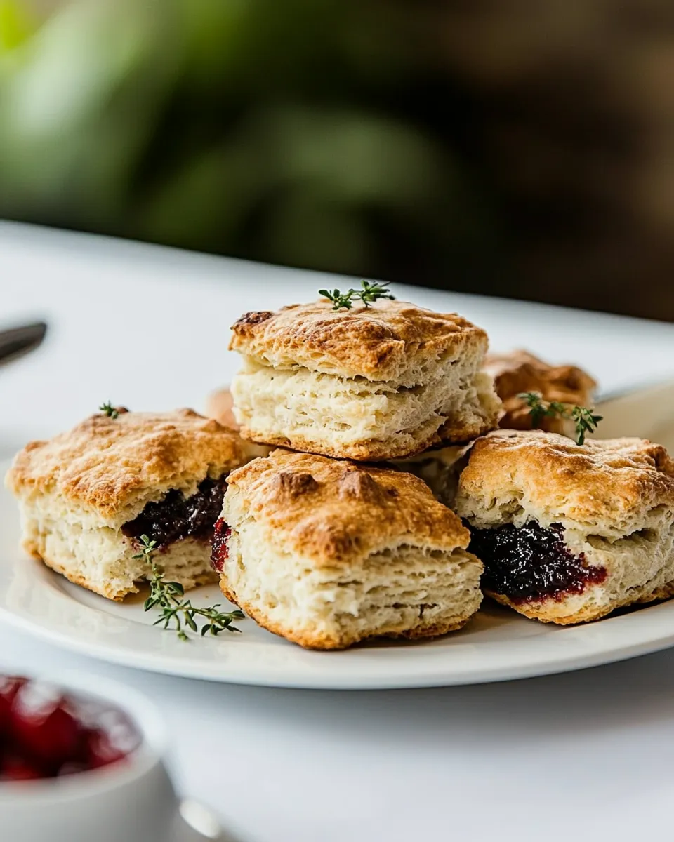 Delicious Irish Scones plate image