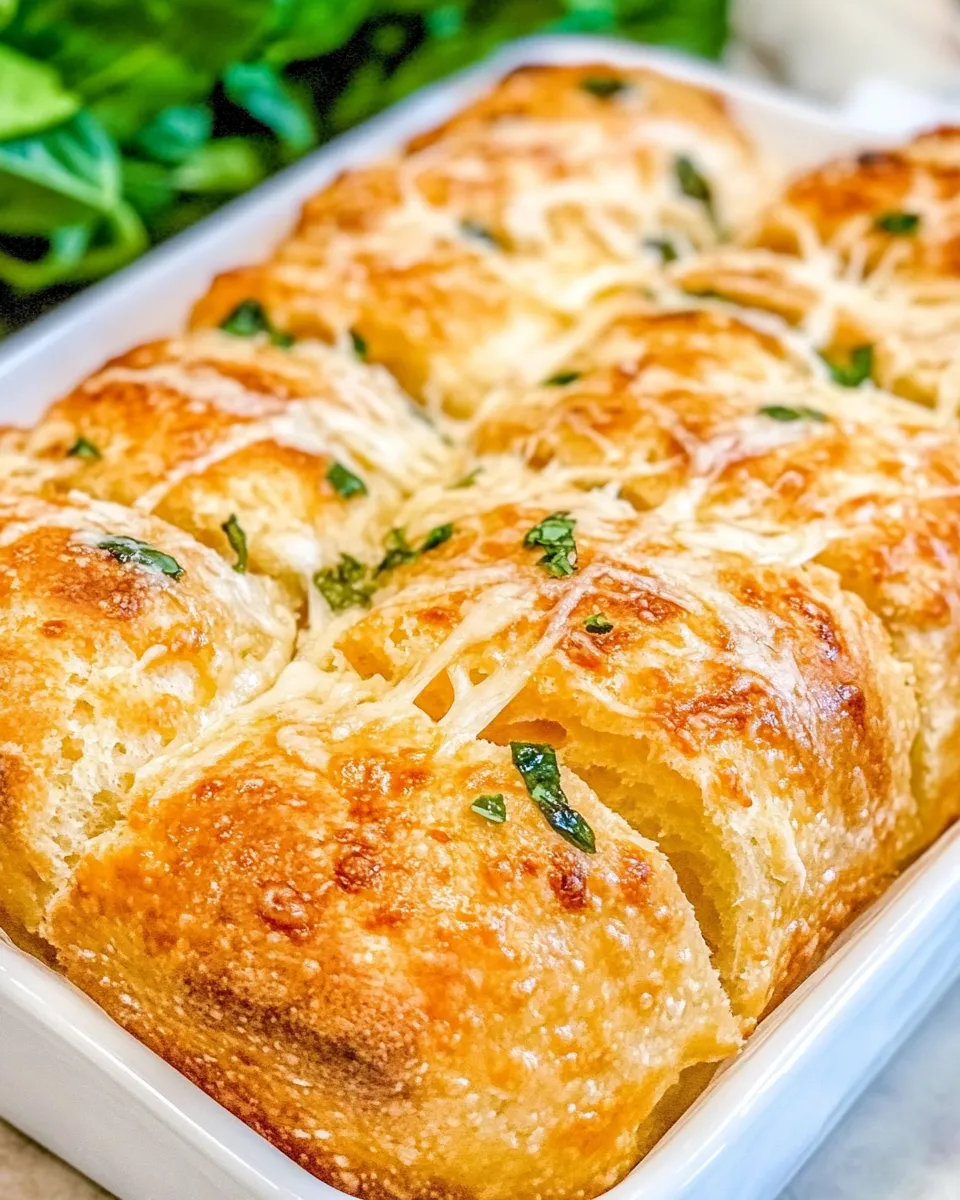 Delicious Italian Cheese Bread shot