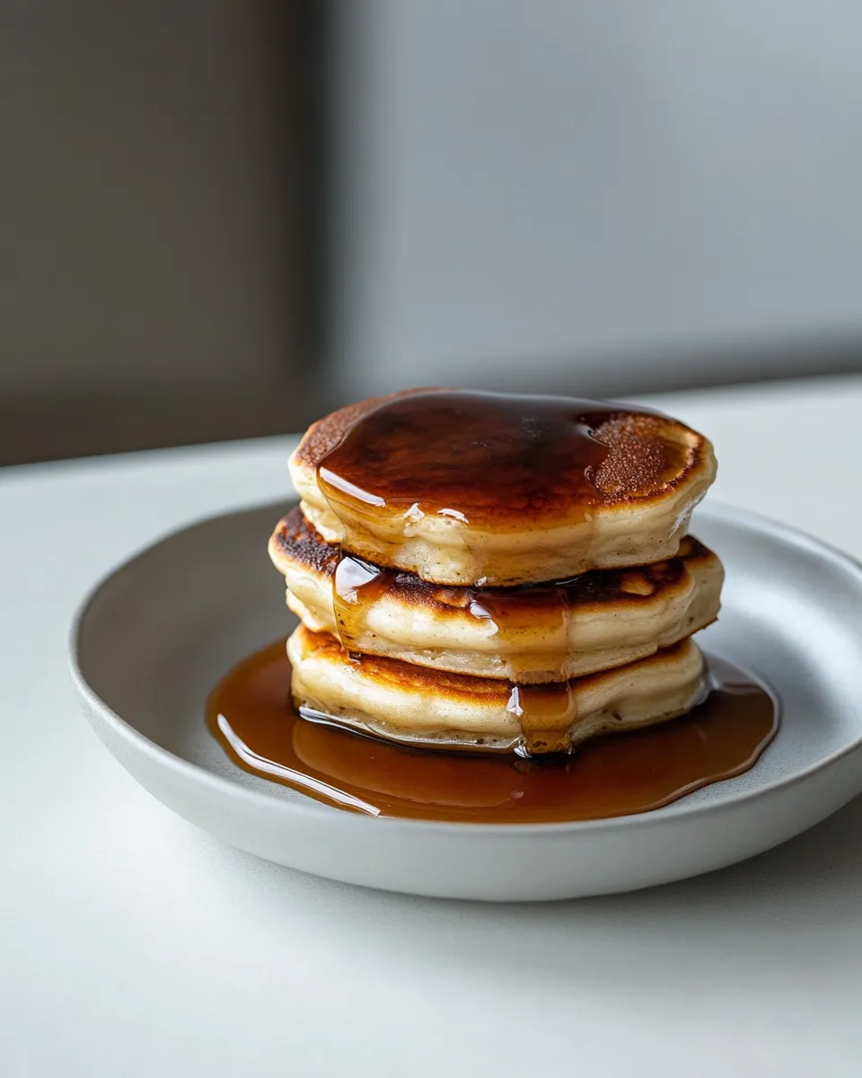 Easy Japanese Souffl Pancakes with Maple, Honey & Miso Butter recipe photo