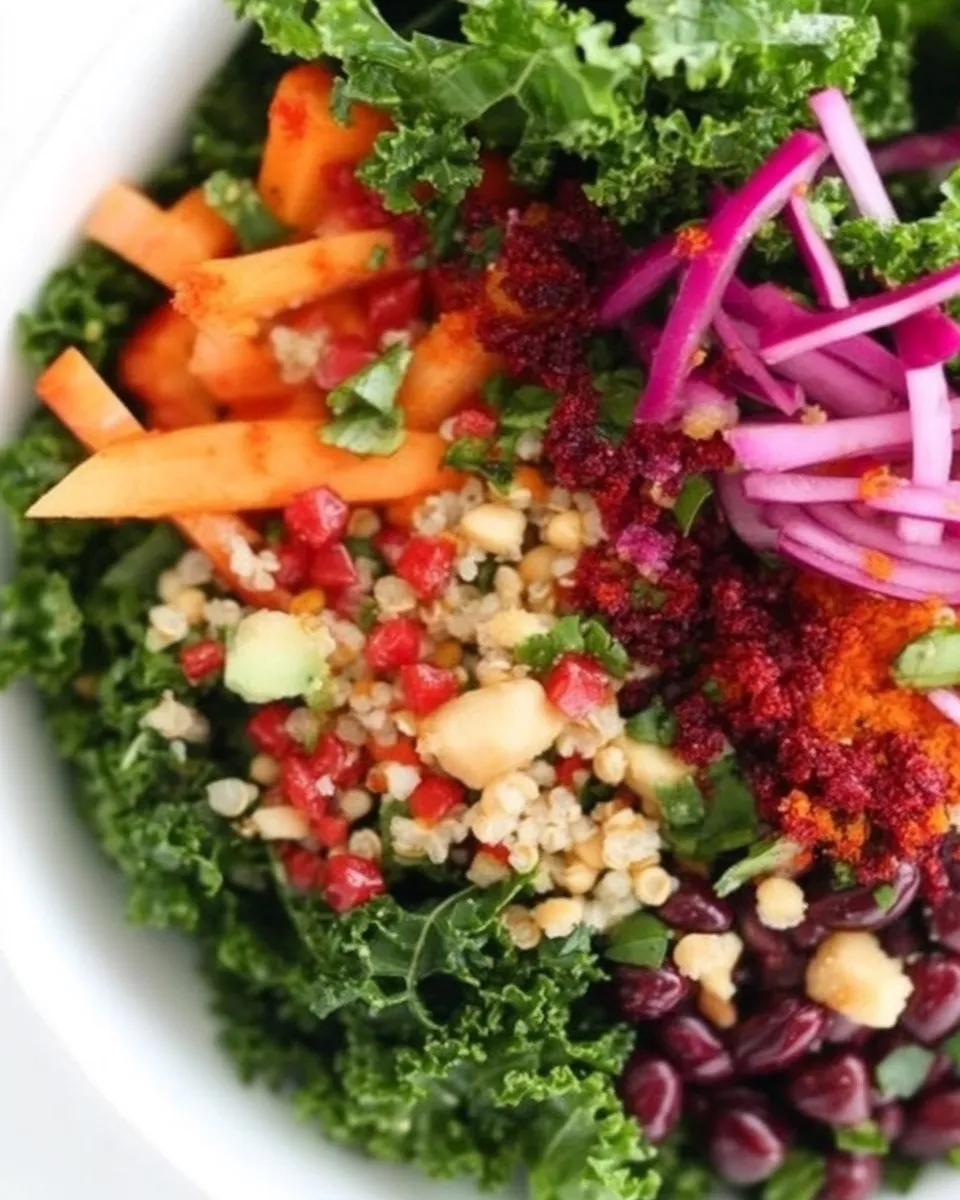 Homemade Kale Superfood Power Salad (Vegan!) photo