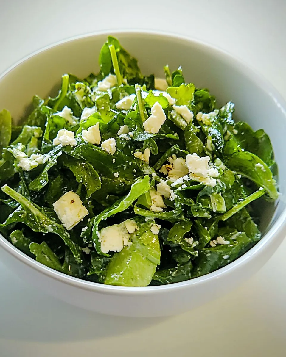 Delicious Kale and Arugula Salad shot