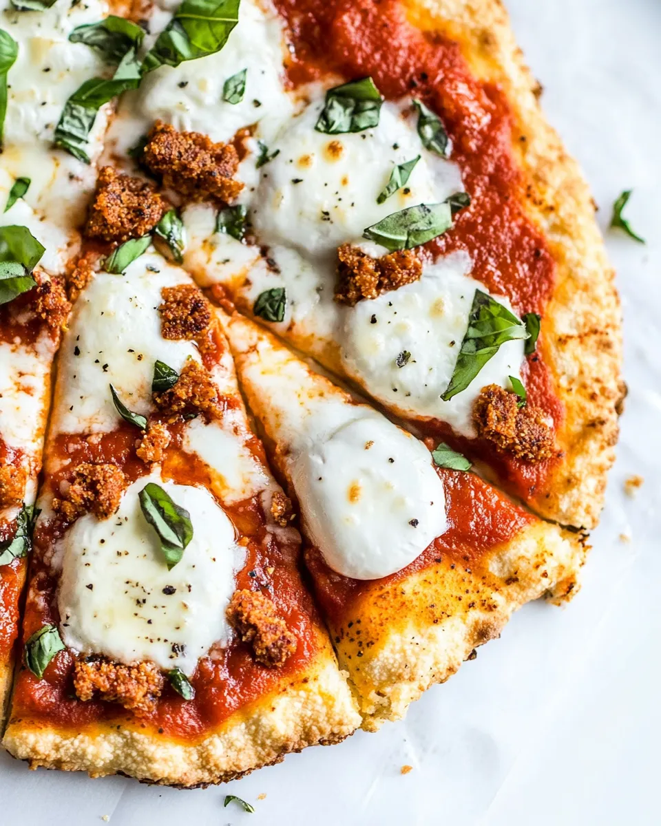 Delicious Keto Pizza shot