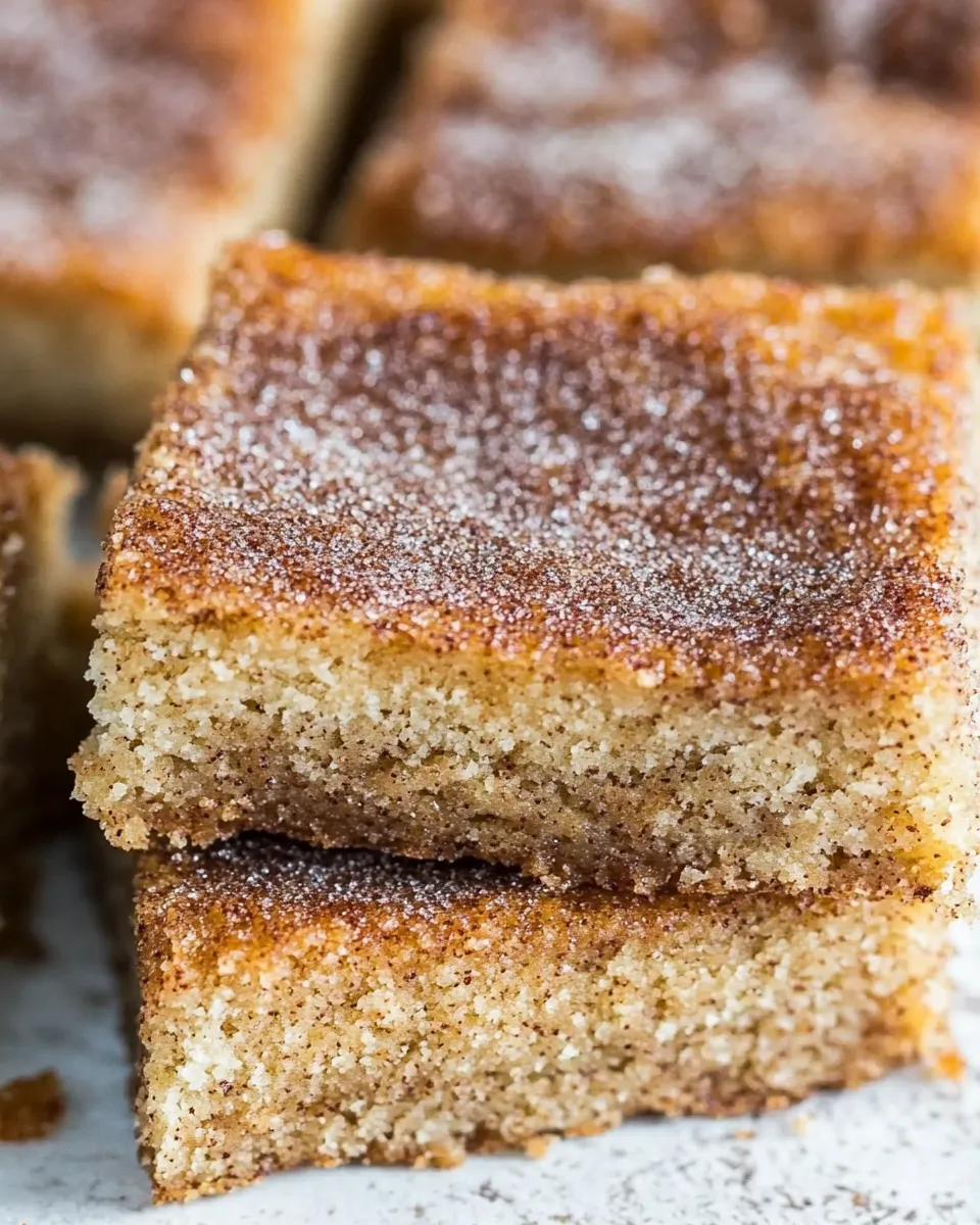 Homemade Keto Snickerdoodle Cookie Bars photo