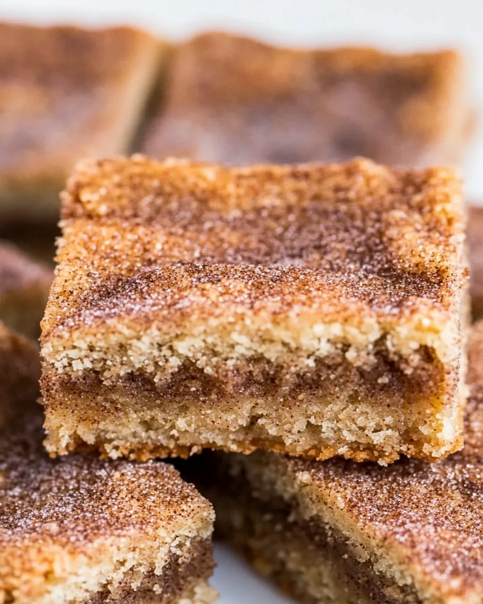 Easy Keto Snickerdoodle Cookie Bars recipe photo