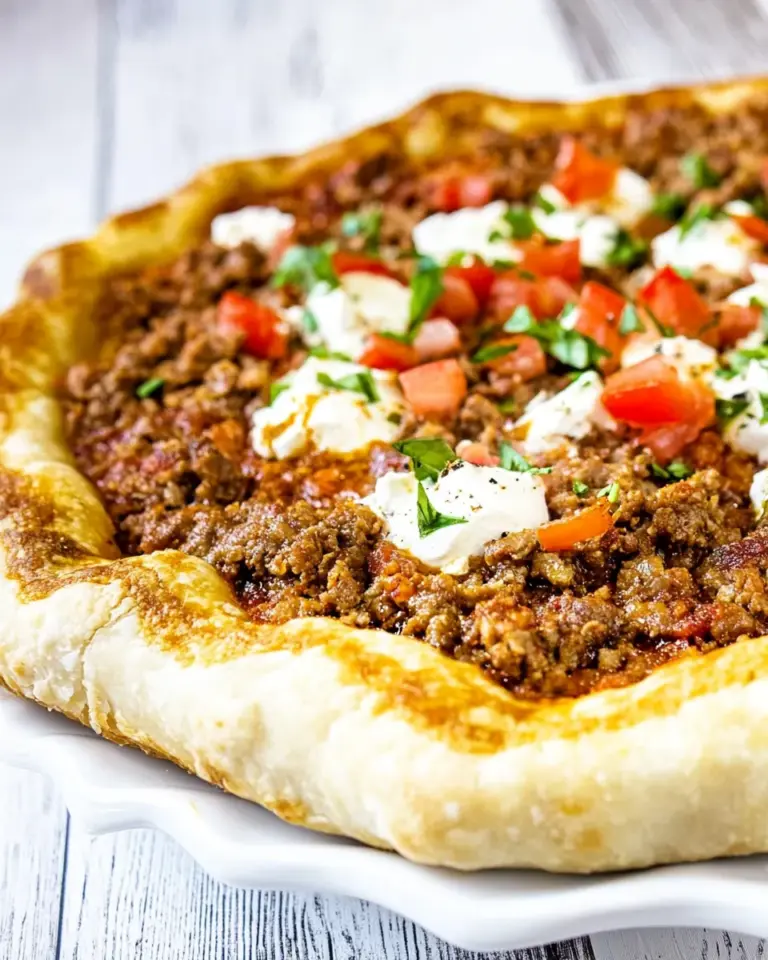 Homemade Lahmacun (Turkish Meat Pies) photo