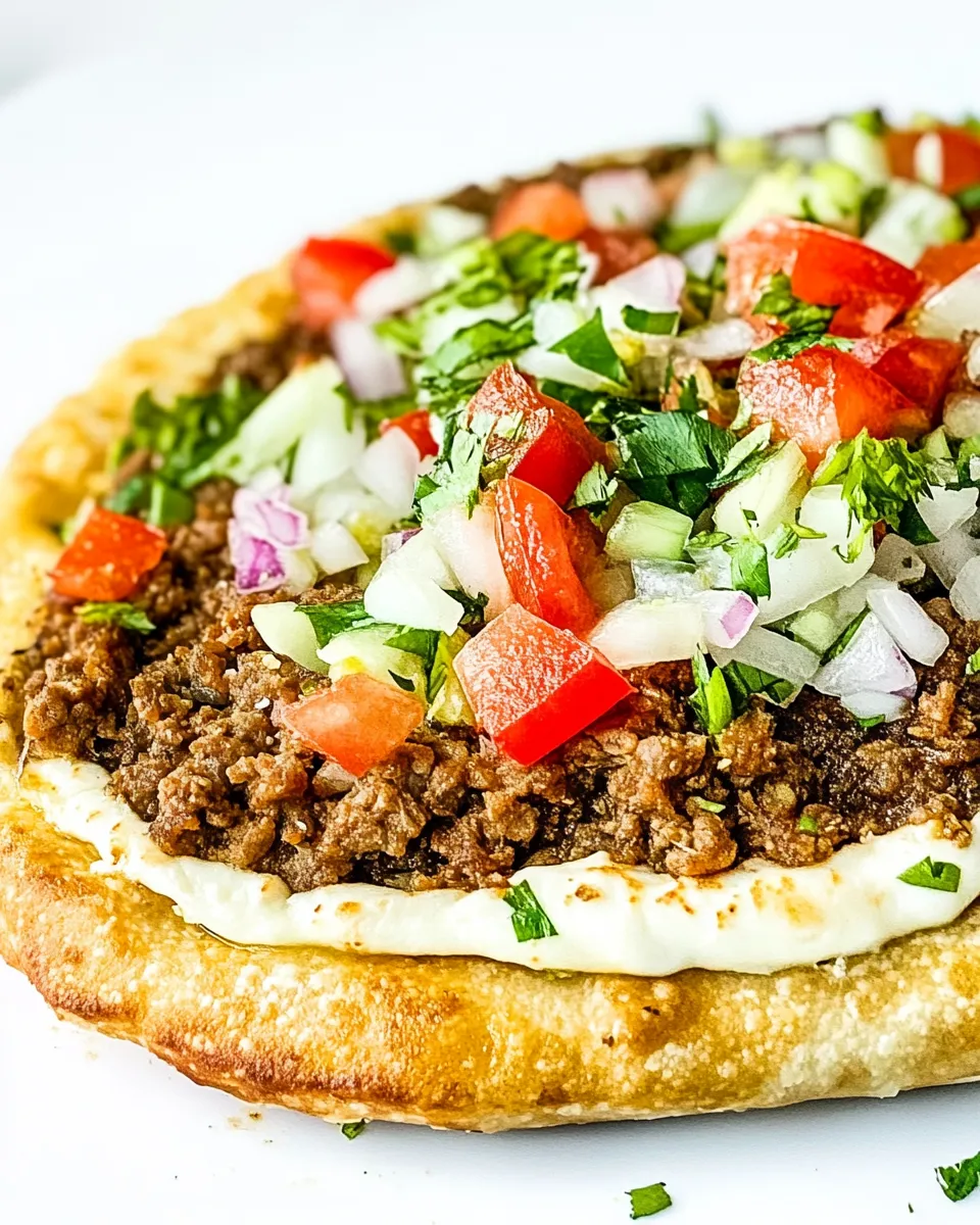 Easy Lahmacun (Turkish Meat Pies) recipe photo