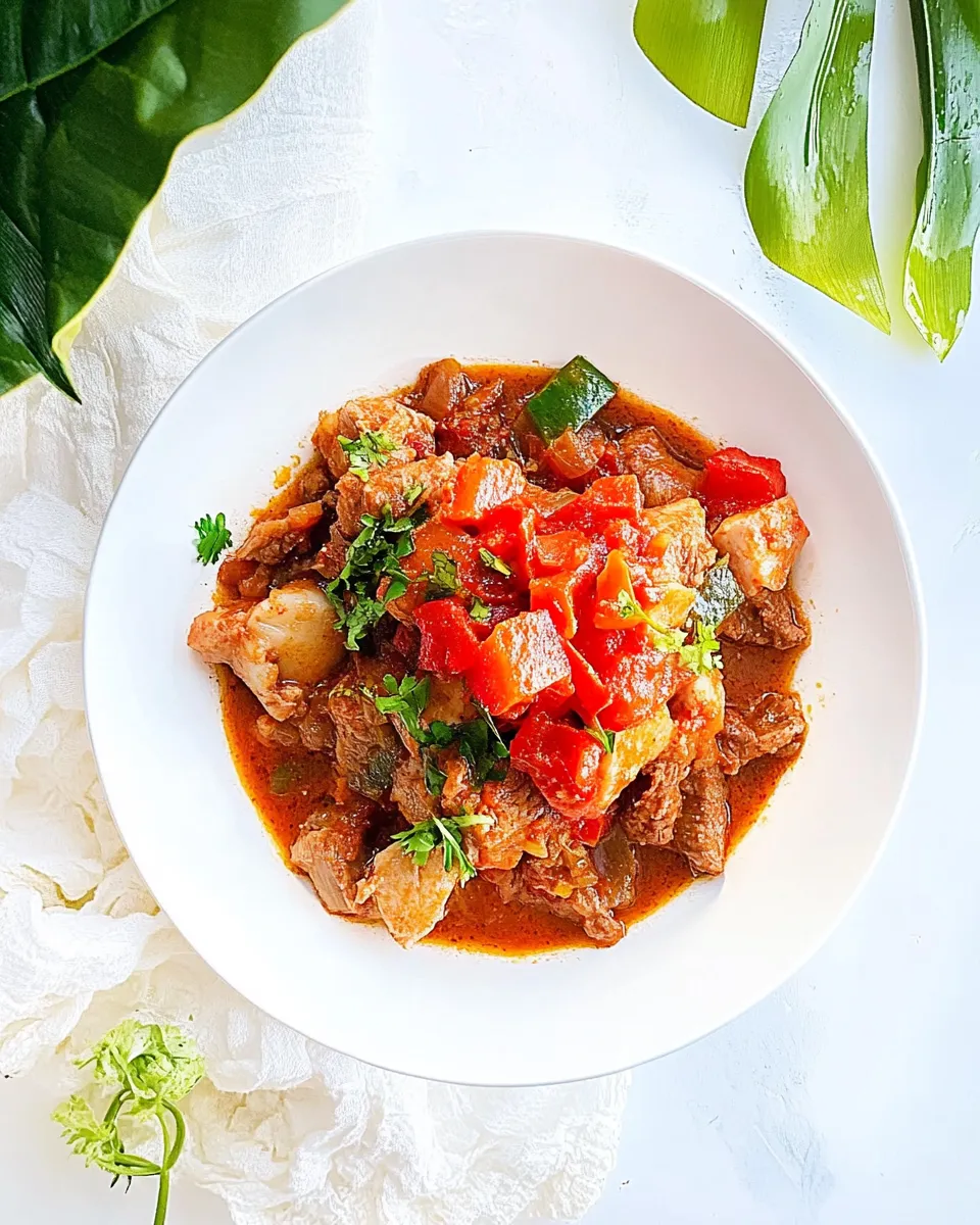 Easy Lamb Guisado (Stewed Conch) recipe photo