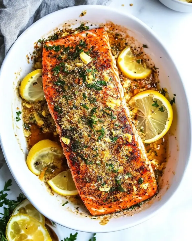 Homemade Lemon Garlic Butter Salmon photo