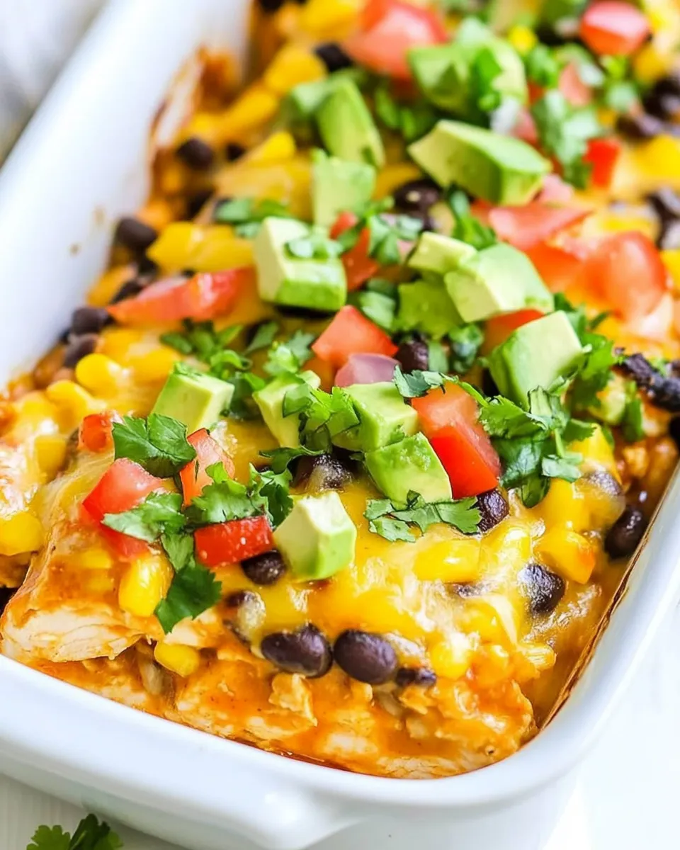 Easy Loade Santa Fe Chicken Bake photo