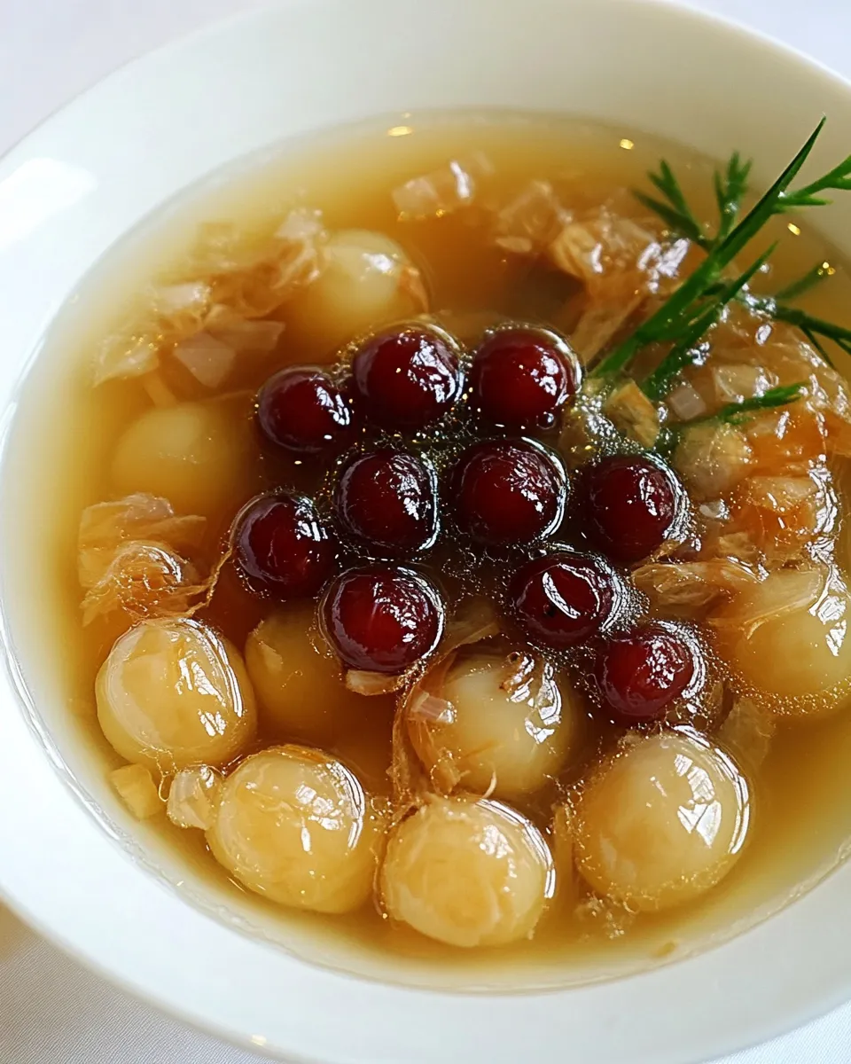 Homemade Longan Tong Sui photo