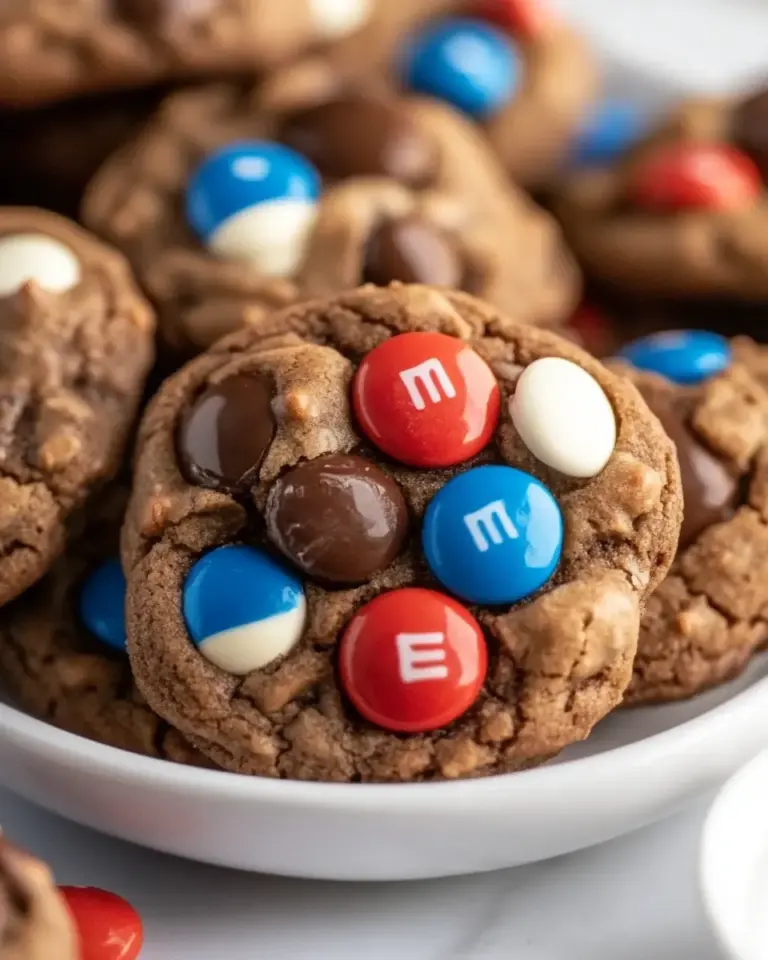 Homemade M&M Brownie Mix Cookies photo