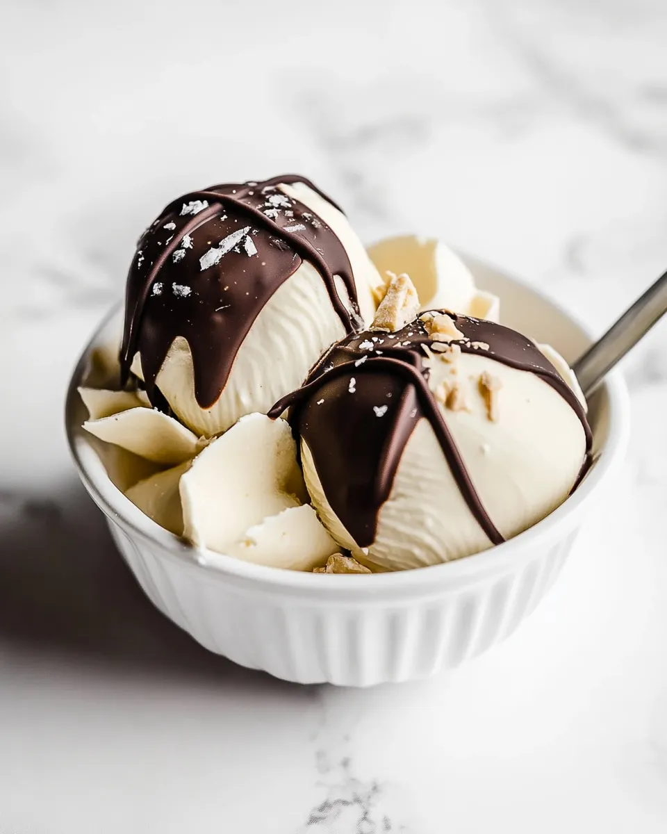 Easy Magic Chocolate Shell (One or Two Servings) recipe photo