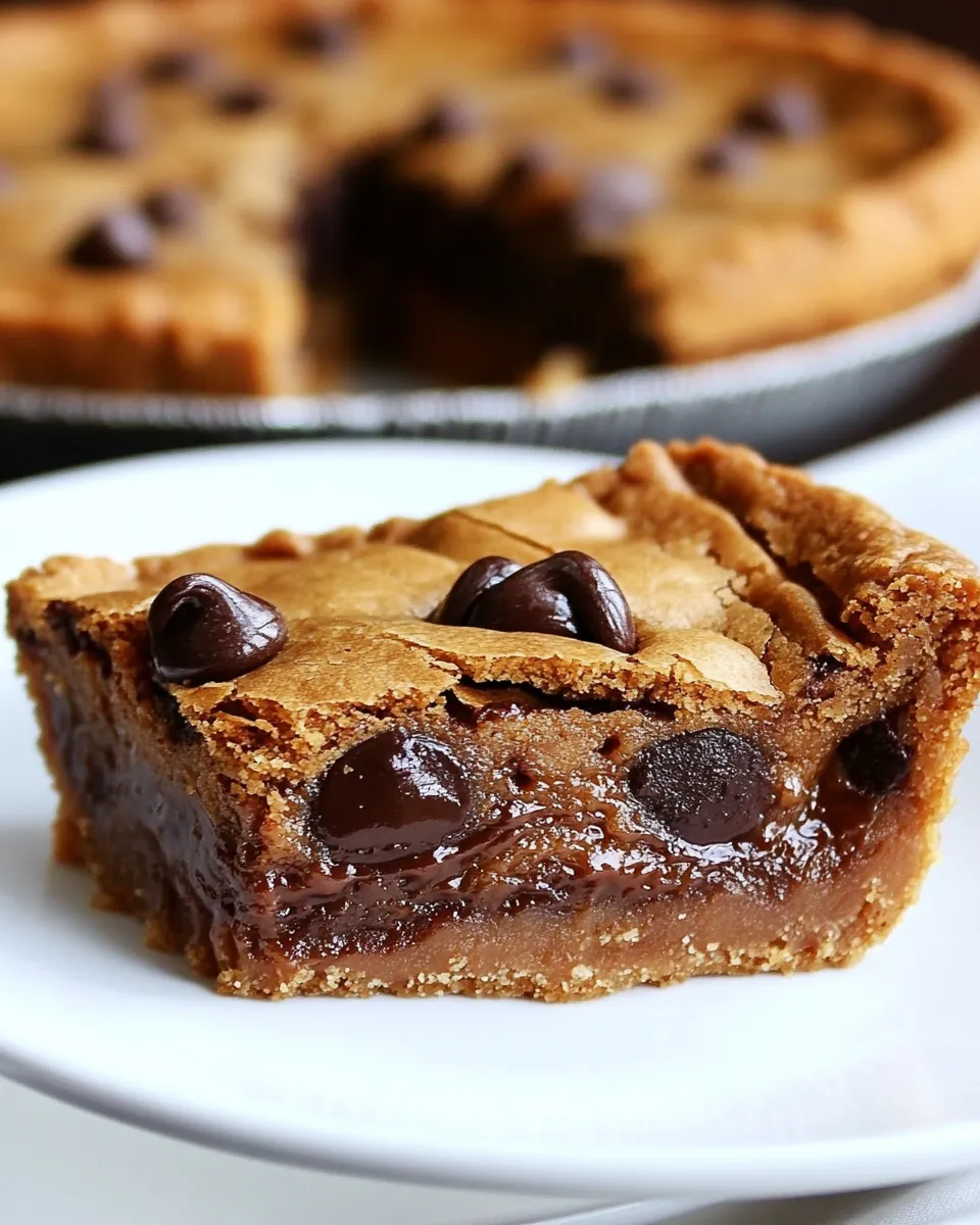 Classic Makeout Chocolate Chip Cookie Pie image