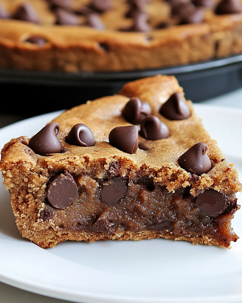 Delicious Makeout Chocolate Chip Cookie Pie shot