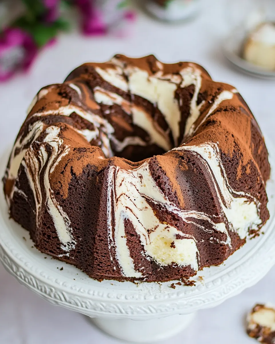 Classic Marble Bundt Cake image