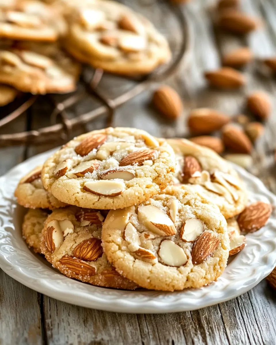 Easy Marzipan-Stuffed Almond Sugar Cookies recipe photo