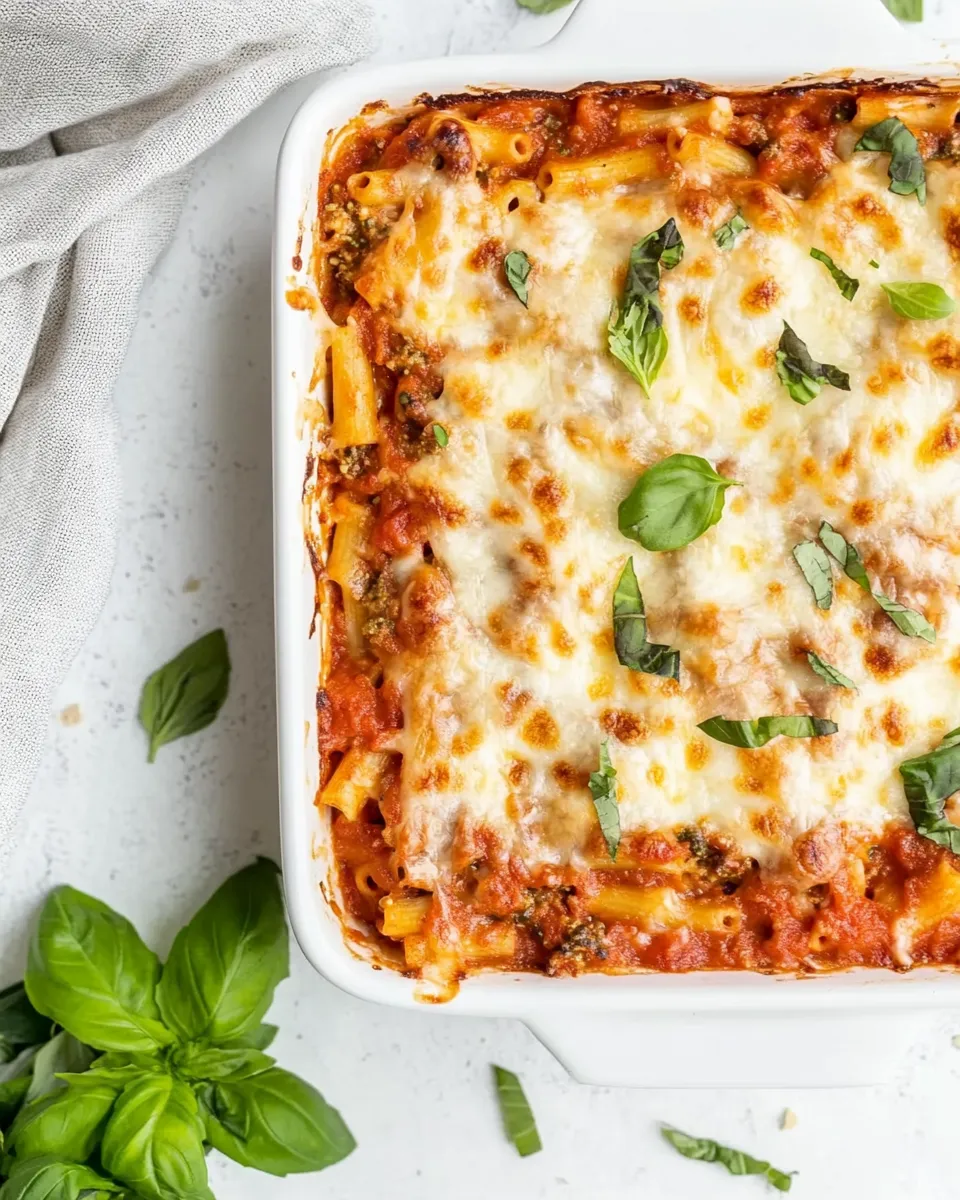 Homemade Meatless Baked Ziti photo