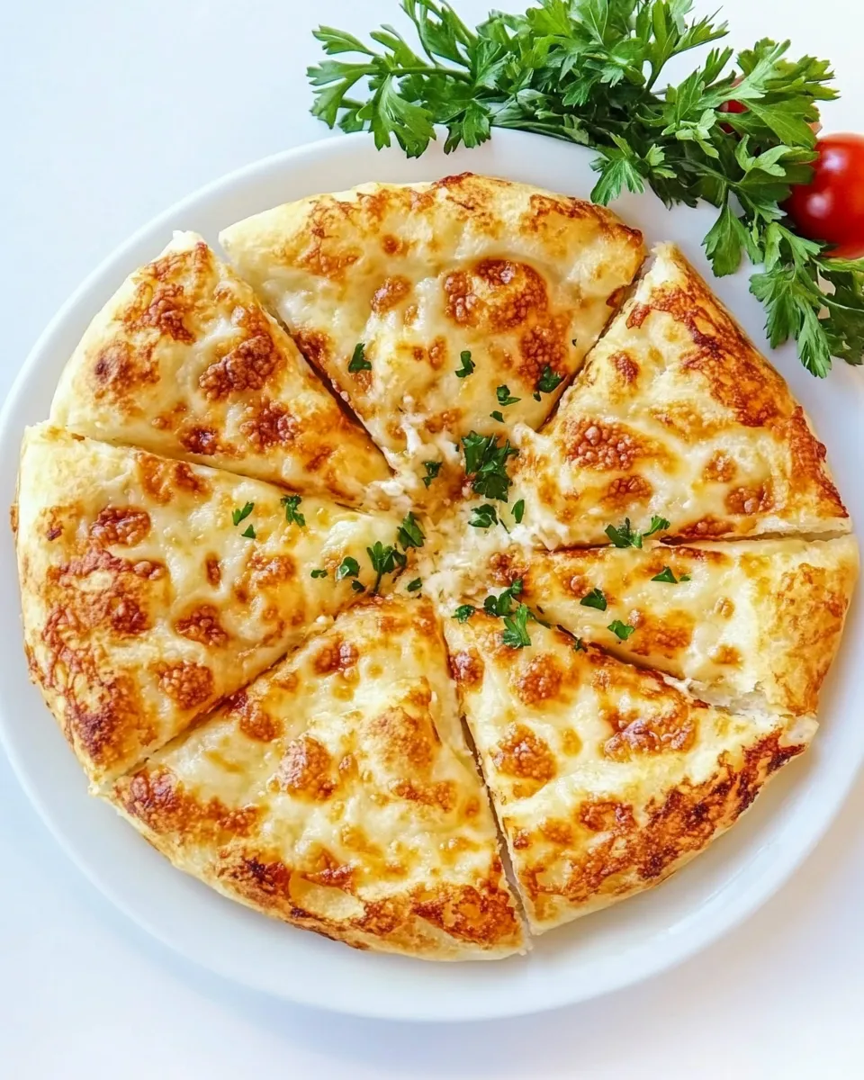 Delicious Megrelian Khachapuri shot