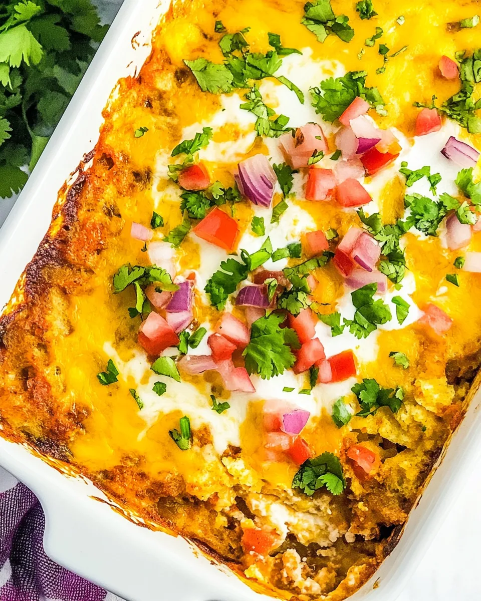 Homemade Mexican Hash Brown Breakfast Casserole photo