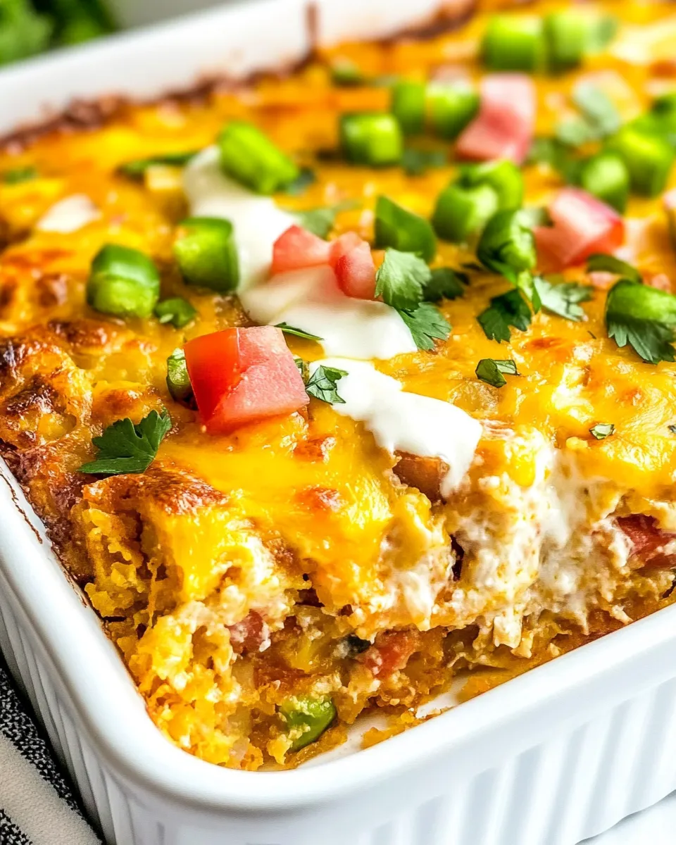 Classic Mexican Hash Brown Breakfast Casserole image