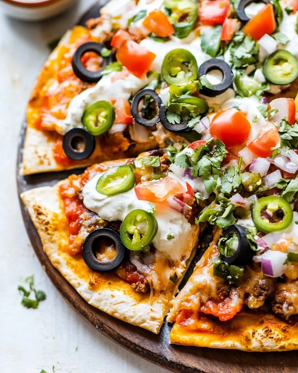 Easy Mexican Pizza (Taco Bell Copycat) recipe photo