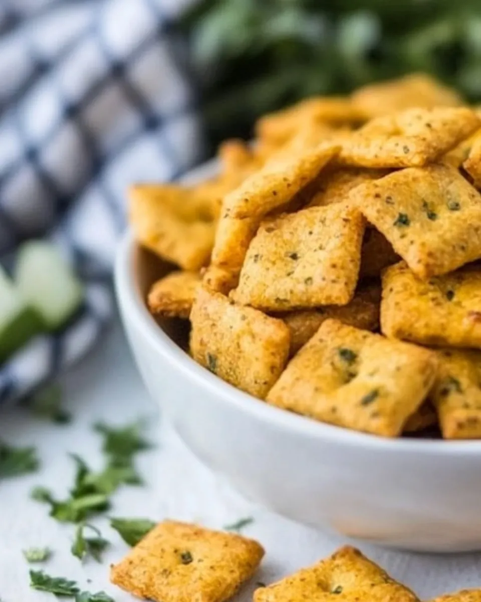 Homemade Mexican Spice Cheese Crackers photo