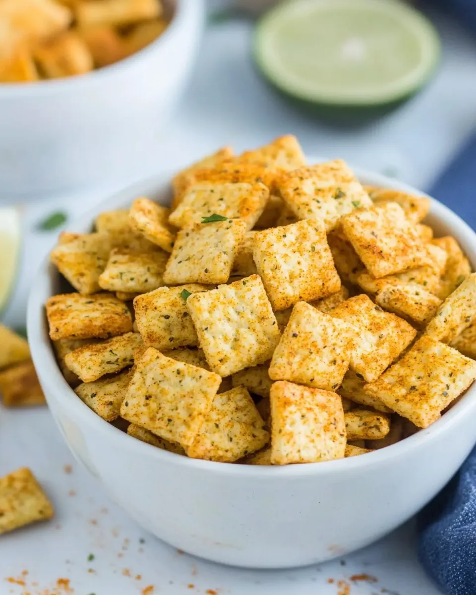 Easy Mexican Spice Cheese Crackers recipe photo
