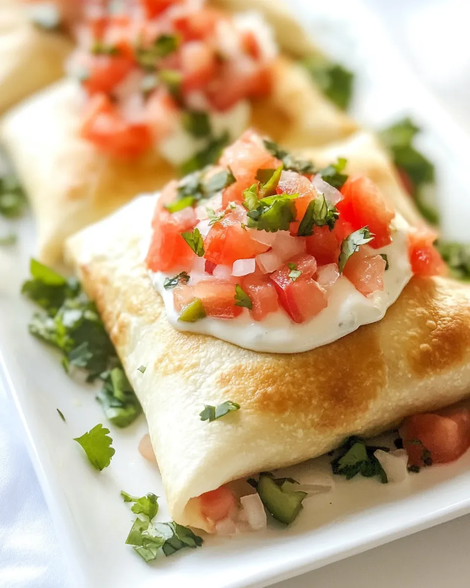 Delicious Mini Chicken Chimichangas recipe photo