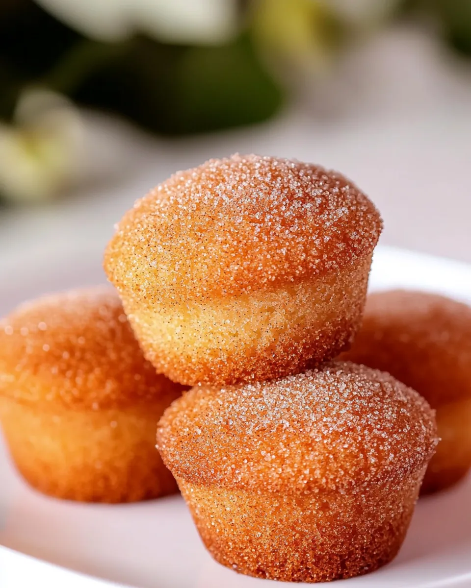 Delicious Mini cinnamon muffins shot