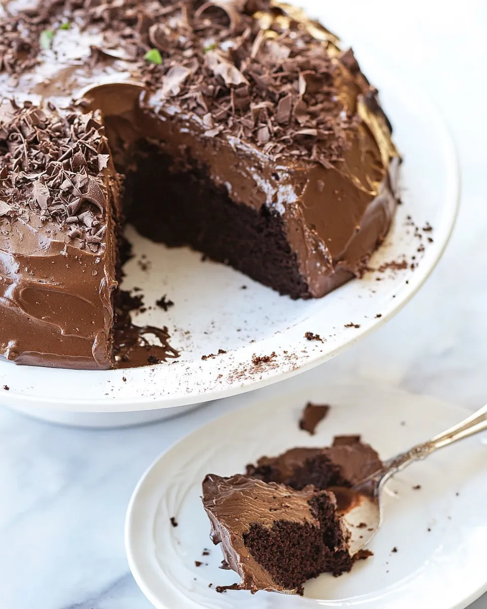 Delicious Mocha Cake shot