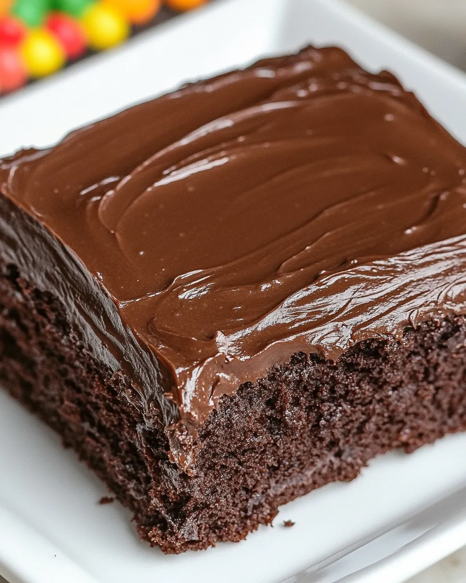 Classic Moist Sour Cream Chocolate Cake image
