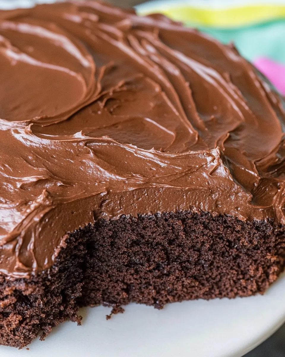 Easy Moist Sour Cream Chocolate Cake recipe photo