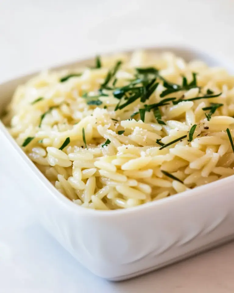 Homemade My Favorite Easy Parmesan Orzo Side Dish photo